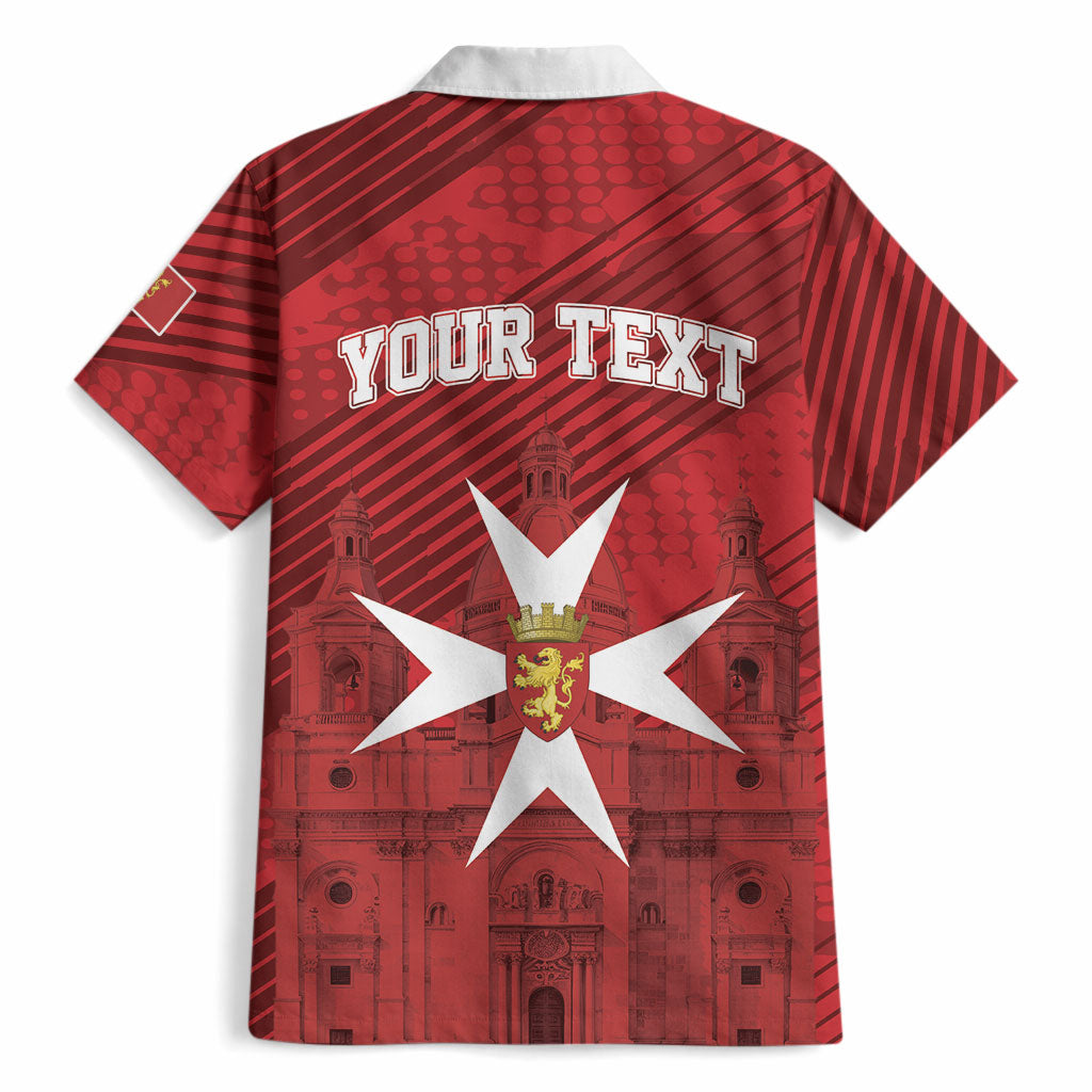 Personalised Malta Valletta Hawaiian Shirt St Johns Cathedral