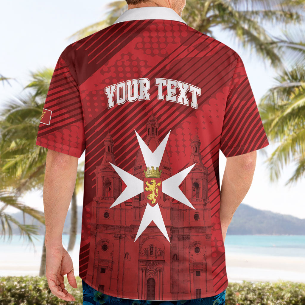 Personalised Malta Valletta Hawaiian Shirt St Johns Cathedral