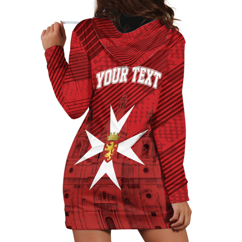 Personalised Malta Valletta Hoodie Dress St Johns Cathedral