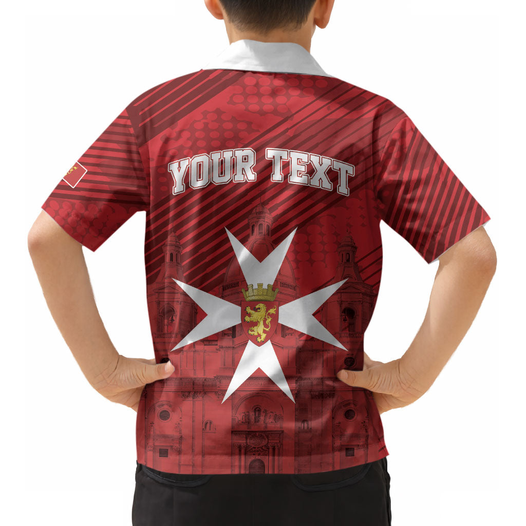Personalised Malta Valletta Kid Hawaiian Shirt St Johns Cathedral