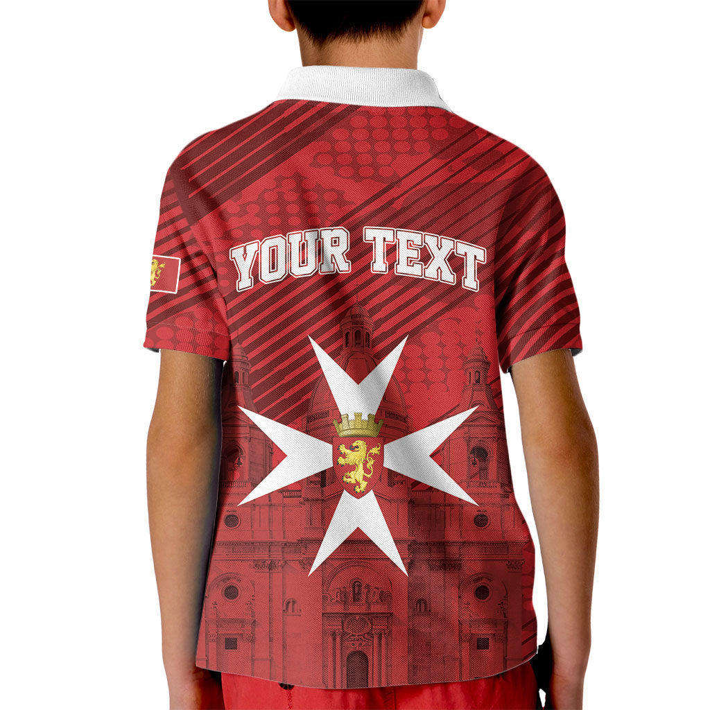 Personalised Malta Valletta Kid Polo Shirt St Johns Cathedral