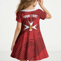 Personalised Malta Valletta Kid Short Sleeve Dress St Johns Cathedral