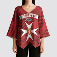 Personalised Malta Valletta Kimono Sleeve Blouse St Johns Cathedral