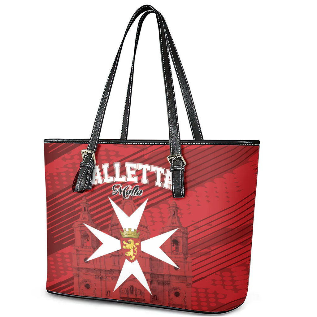 Malta Valletta Leather Tote Bag St Johns Cathedral