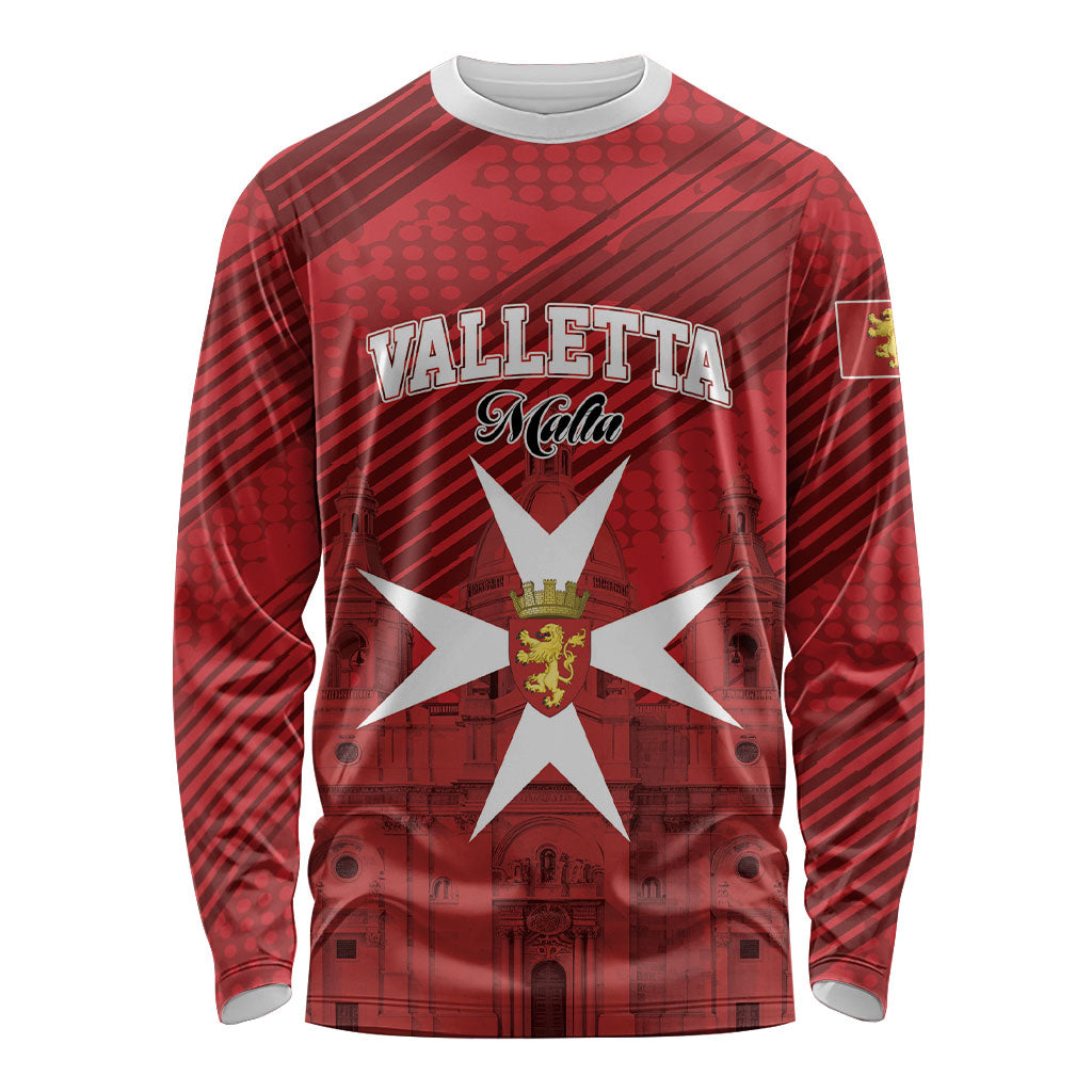 Personalised Malta Valletta Long Sleeve Shirt St Johns Cathedral