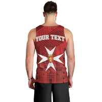 Personalised Malta Valletta Men Tank Top St Johns Cathedral