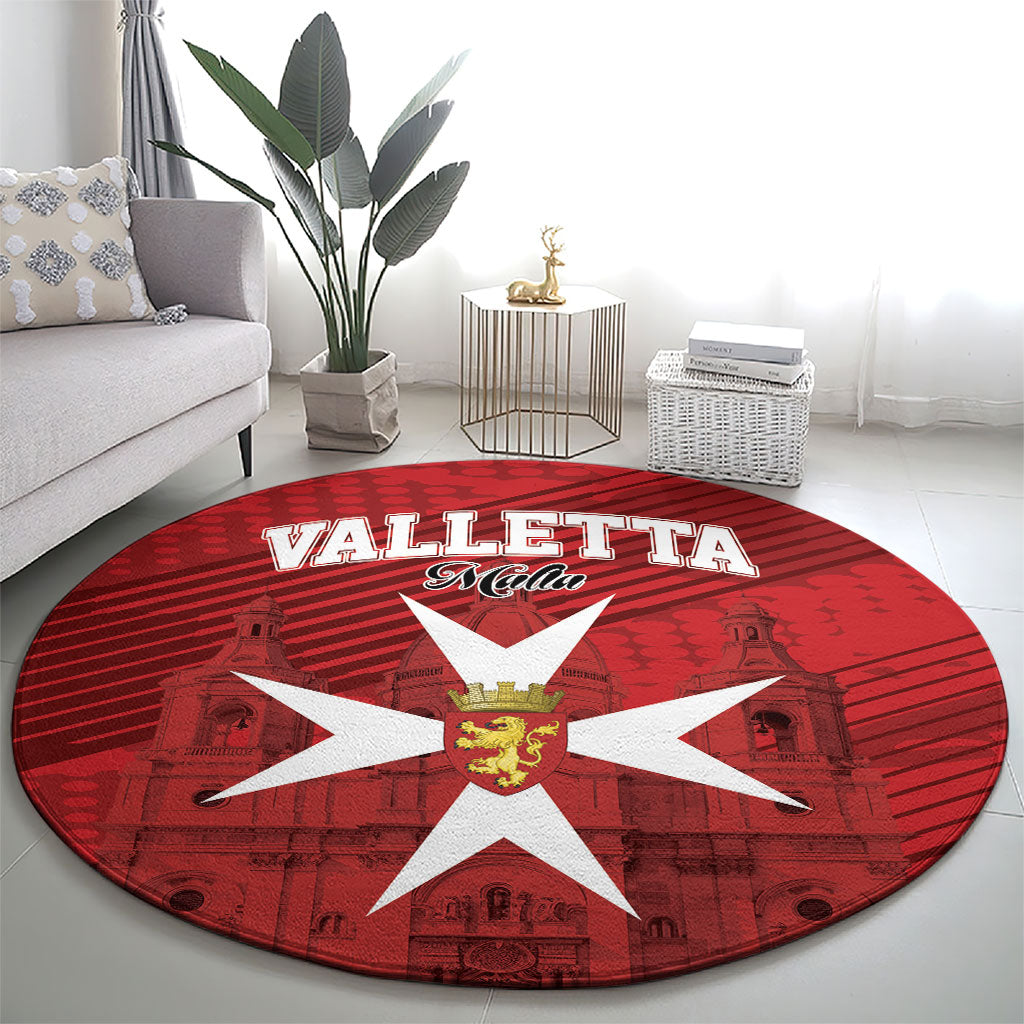 Malta Valletta Round Carpet St Johns Cathedral