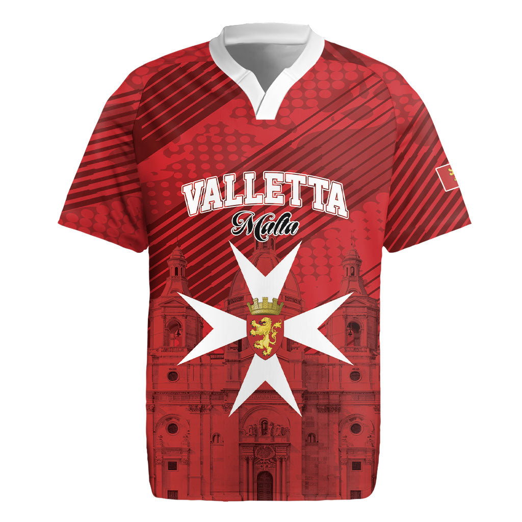 Personalised Malta Valletta Rugby Jersey St Johns Cathedral