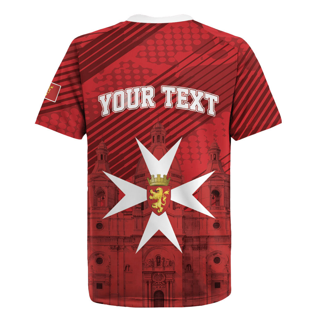 Personalised Malta Valletta Rugby Jersey St Johns Cathedral