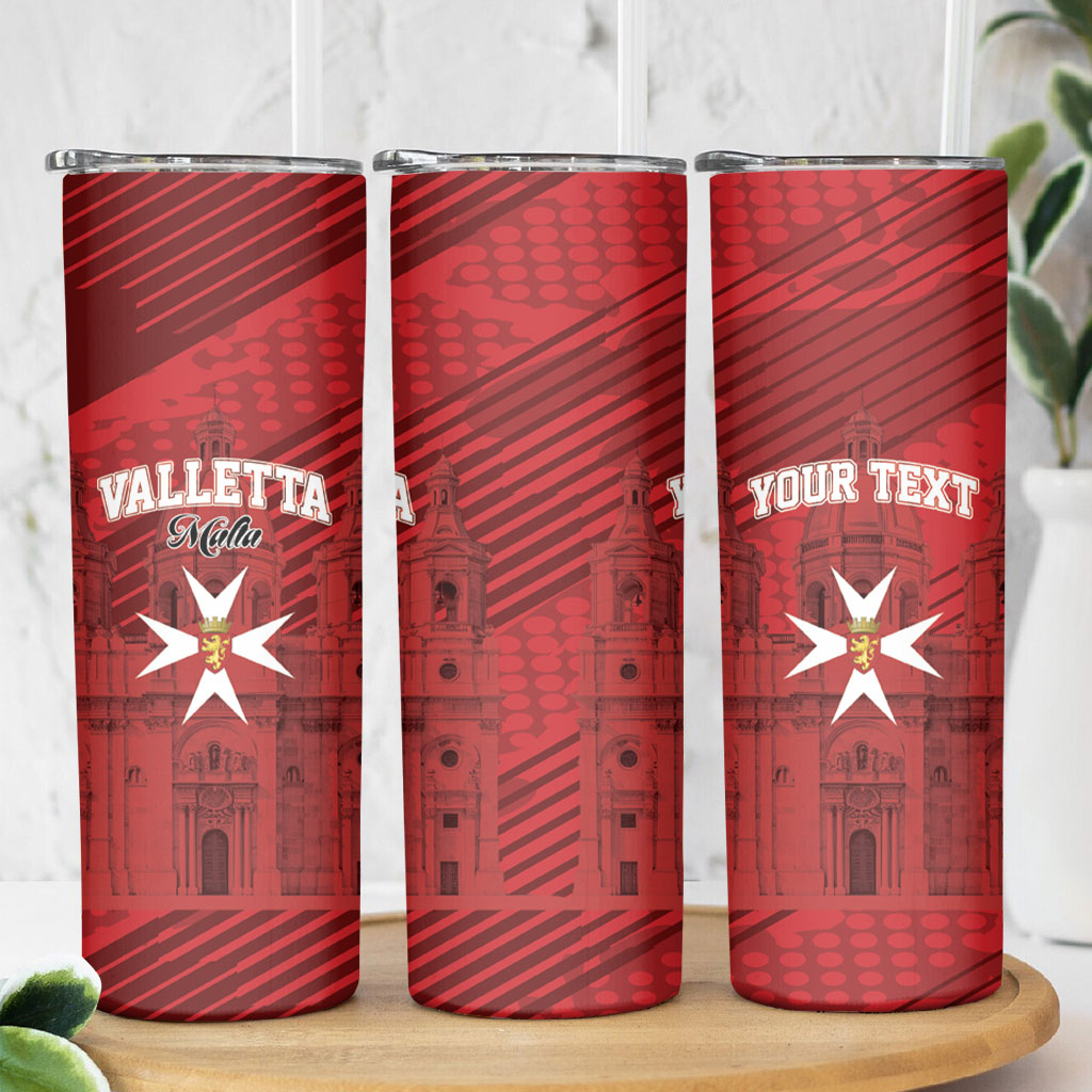 Personalised Malta Valletta Skinny Tumbler St Johns Cathedral