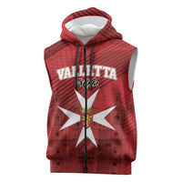 Personalised Malta Valletta Sleeveless Zip Hoodie St Johns Cathedral
