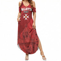 Personalised Malta Valletta Summer Maxi Dress St Johns Cathedral
