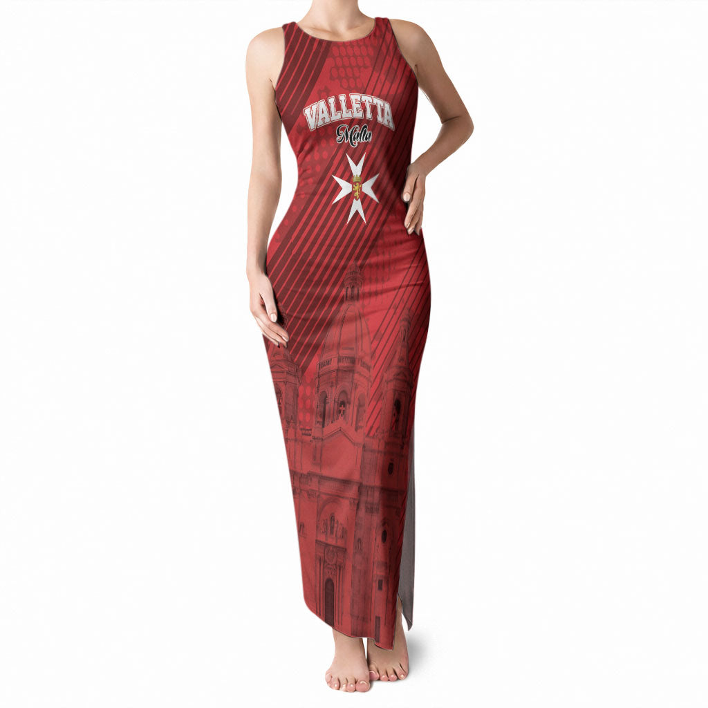 Personalised Malta Valletta Tank Maxi Dress St Johns Cathedral