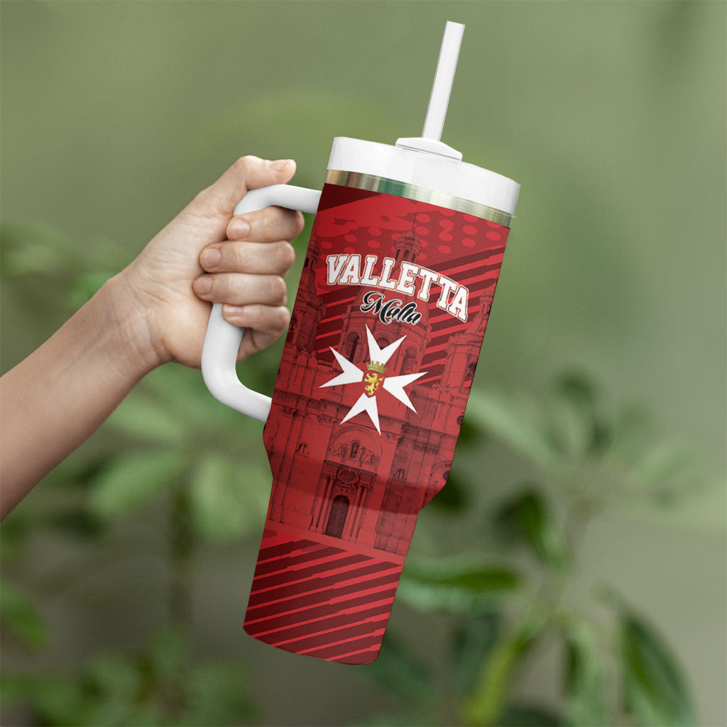 Personalised Malta Valletta Tumbler With Handle St Johns Cathedral