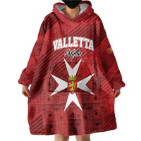 Personalised Malta Valletta Wearable Blanket Hoodie St Johns Cathedral