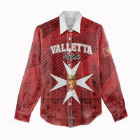Personalised Malta Valletta Women Casual Shirt St Johns Cathedral