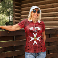 Personalised Malta Valletta Women Polo Shirt St Johns Cathedral