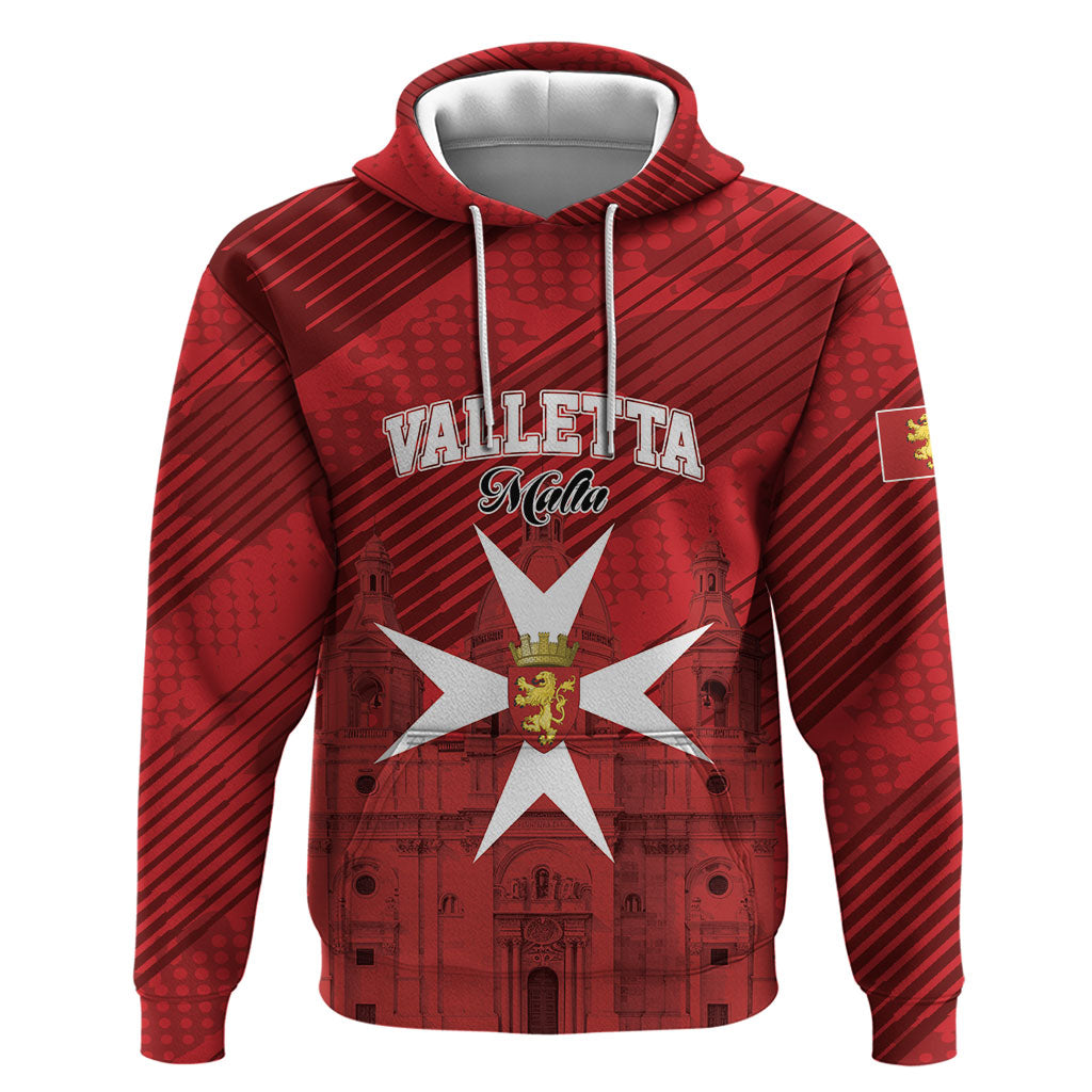 Personalised Malta Valletta Zip Hoodie St Johns Cathedral