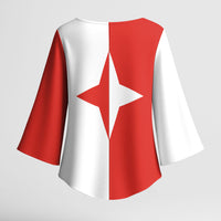 Malta Sliema Kimono Sleeve Blouse Celer Ad Oras Surgo