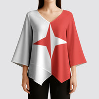 Malta Sliema Kimono Sleeve Blouse Celer Ad Oras Surgo
