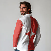 Malta Sliema Long Sleeve Polo Shirt Celer Ad Oras Surgo