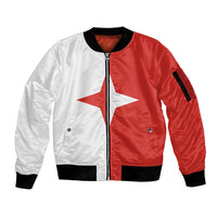 Malta Sliema Sleeve Zip Bomber Jacket Celer Ad Oras Surgo