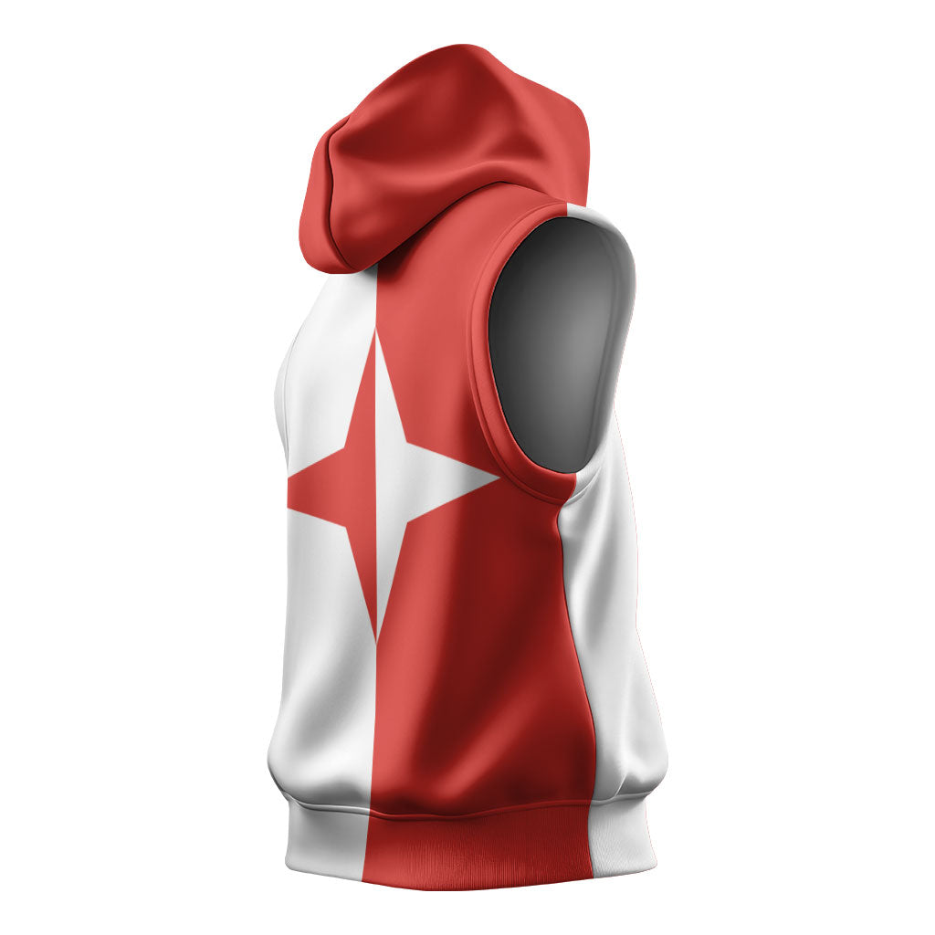 Malta Sliema Sleeveless Hoodie Celer Ad Oras Surgo