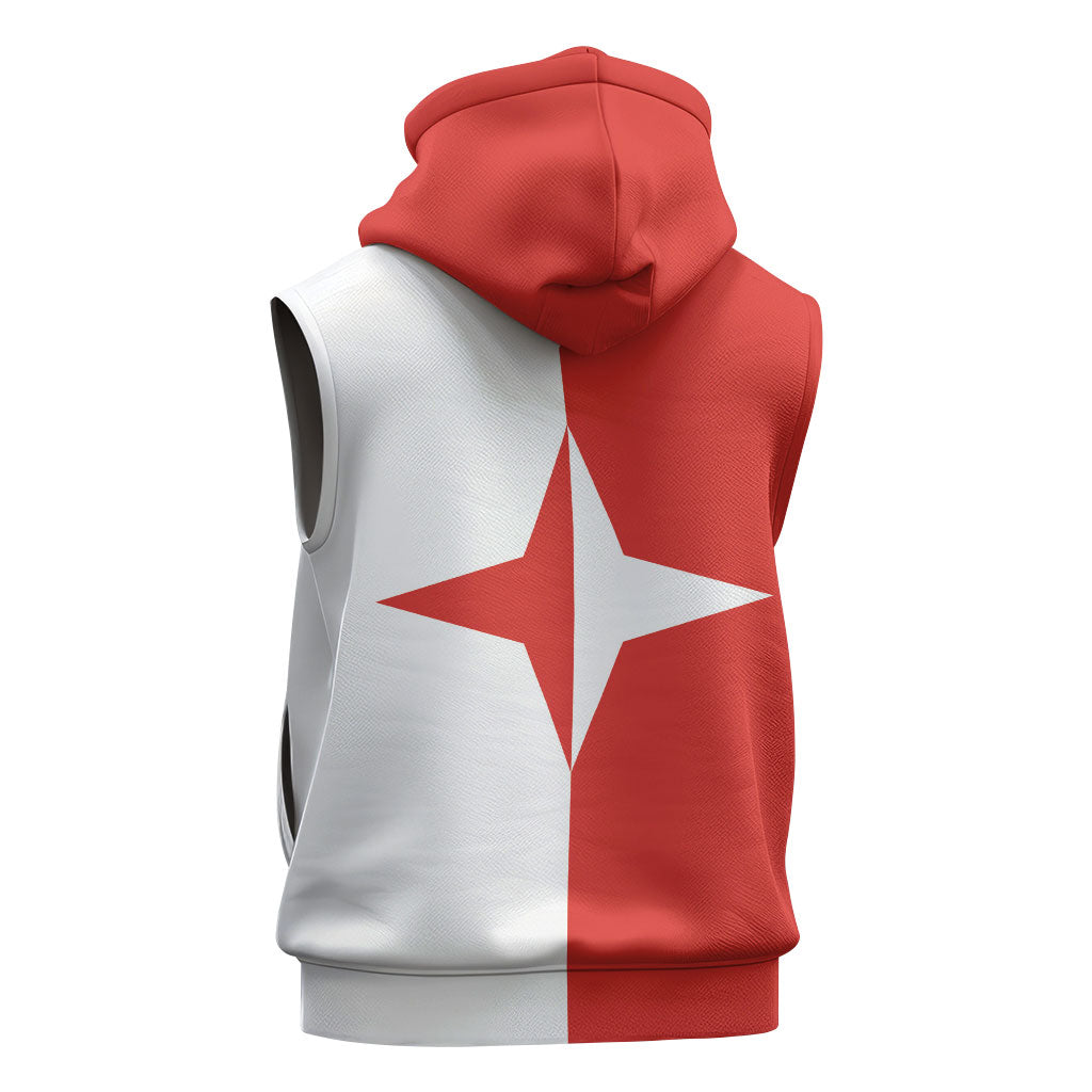 Malta Sliema Sleeveless Zip Hoodie Celer Ad Oras Surgo