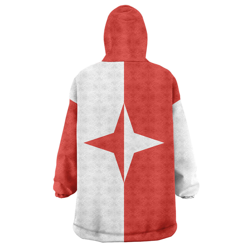Malta Sliema Wearable Blanket Hoodie Celer Ad Oras Surgo