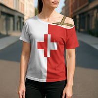 Malta Naxxar Cross Shoulder Shirt Prior Credidi