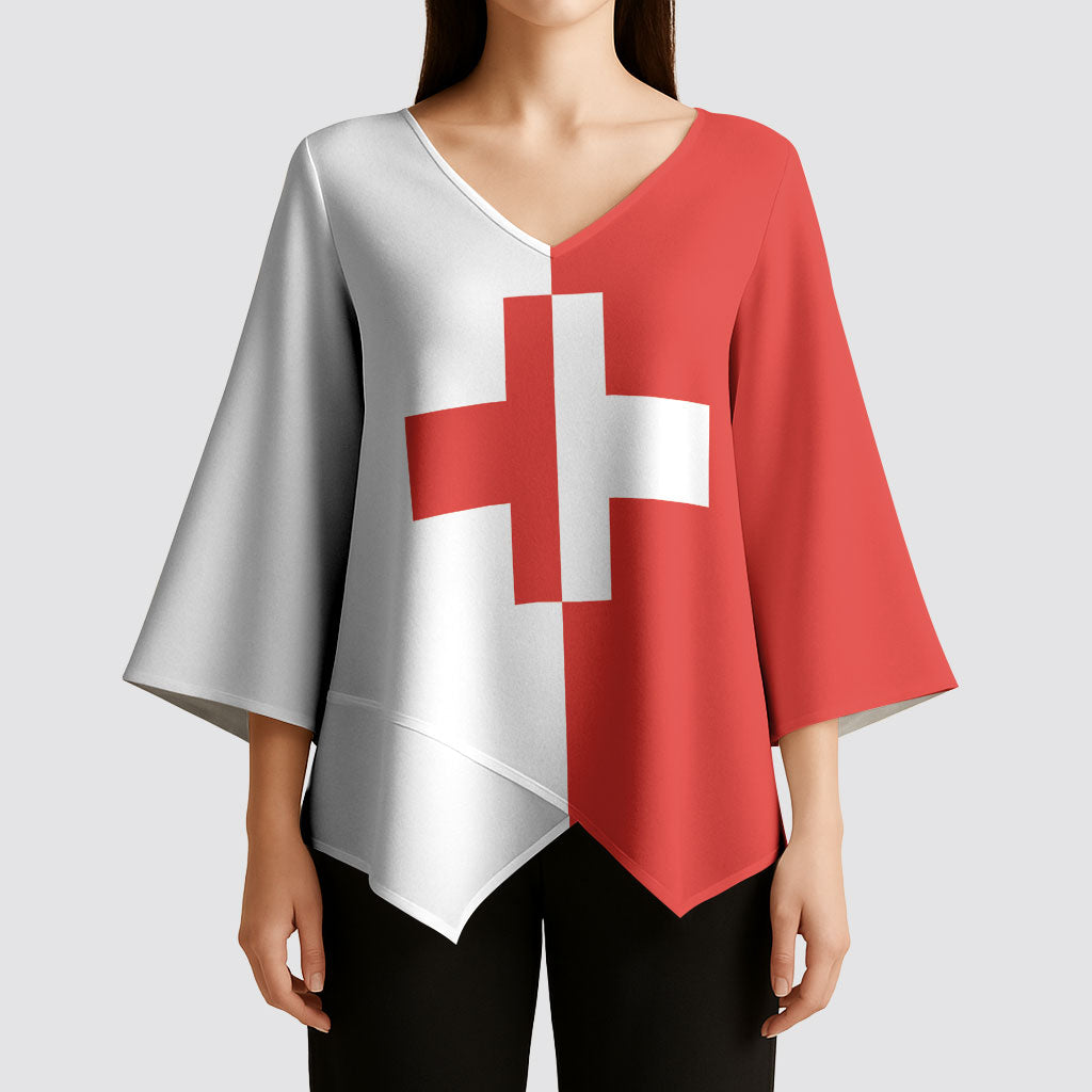 Malta Naxxar Kimono Sleeve Blouse Prior Credidi