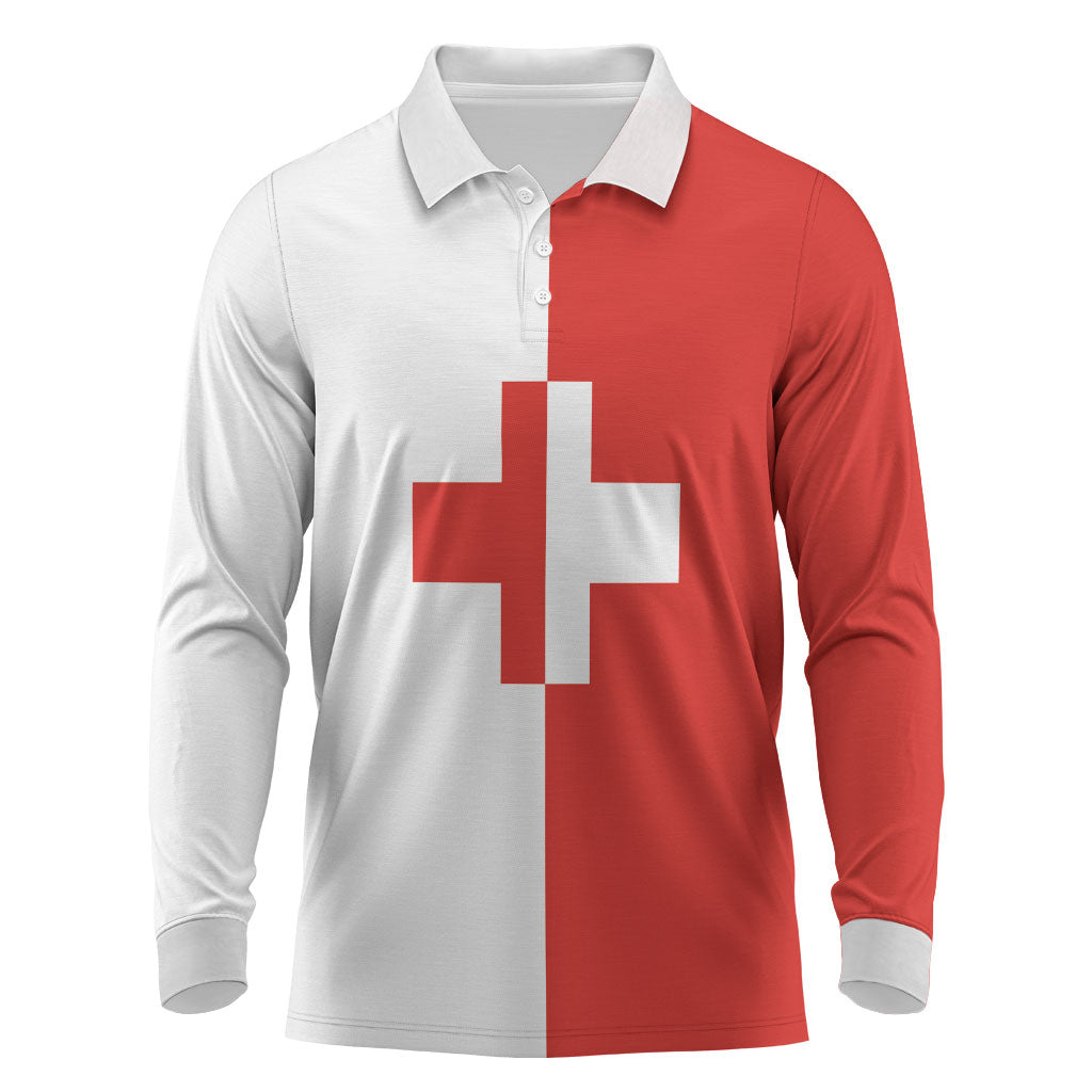 Malta Naxxar Long Sleeve Polo Shirt Prior Credidi