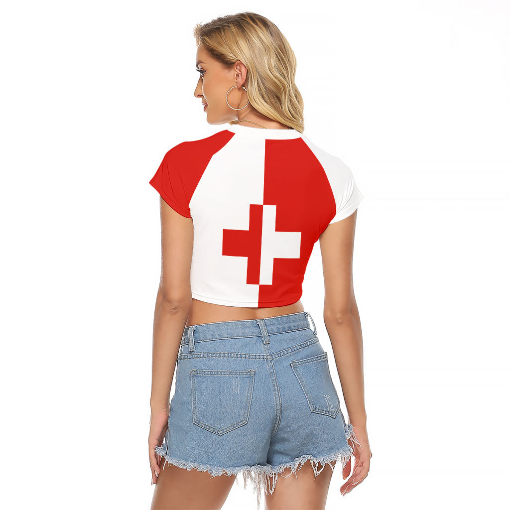 Malta Naxxar Raglan Cropped T Shirt Prior Credidi