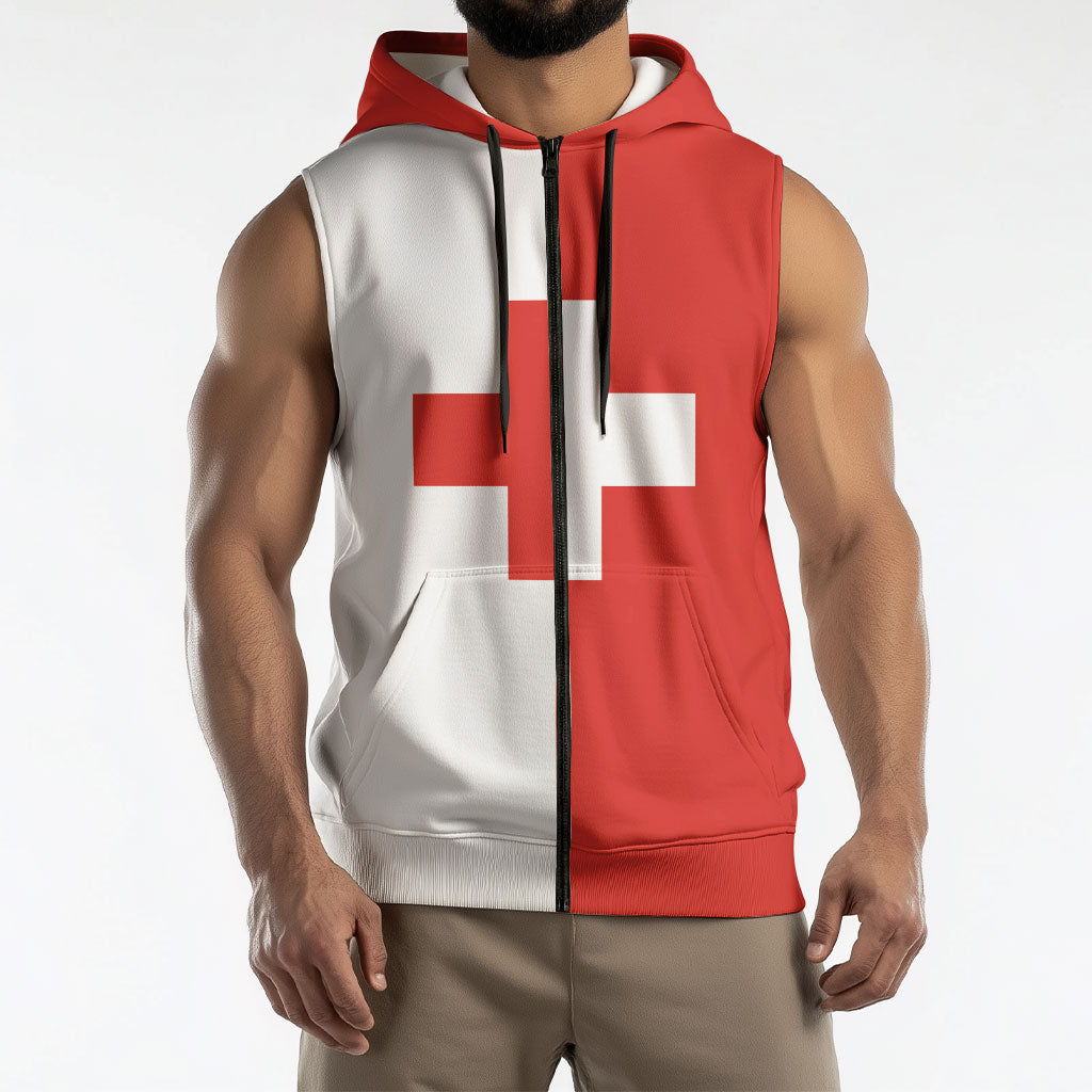 Malta Naxxar Sleeveless Zip Hoodie Prior Credidi