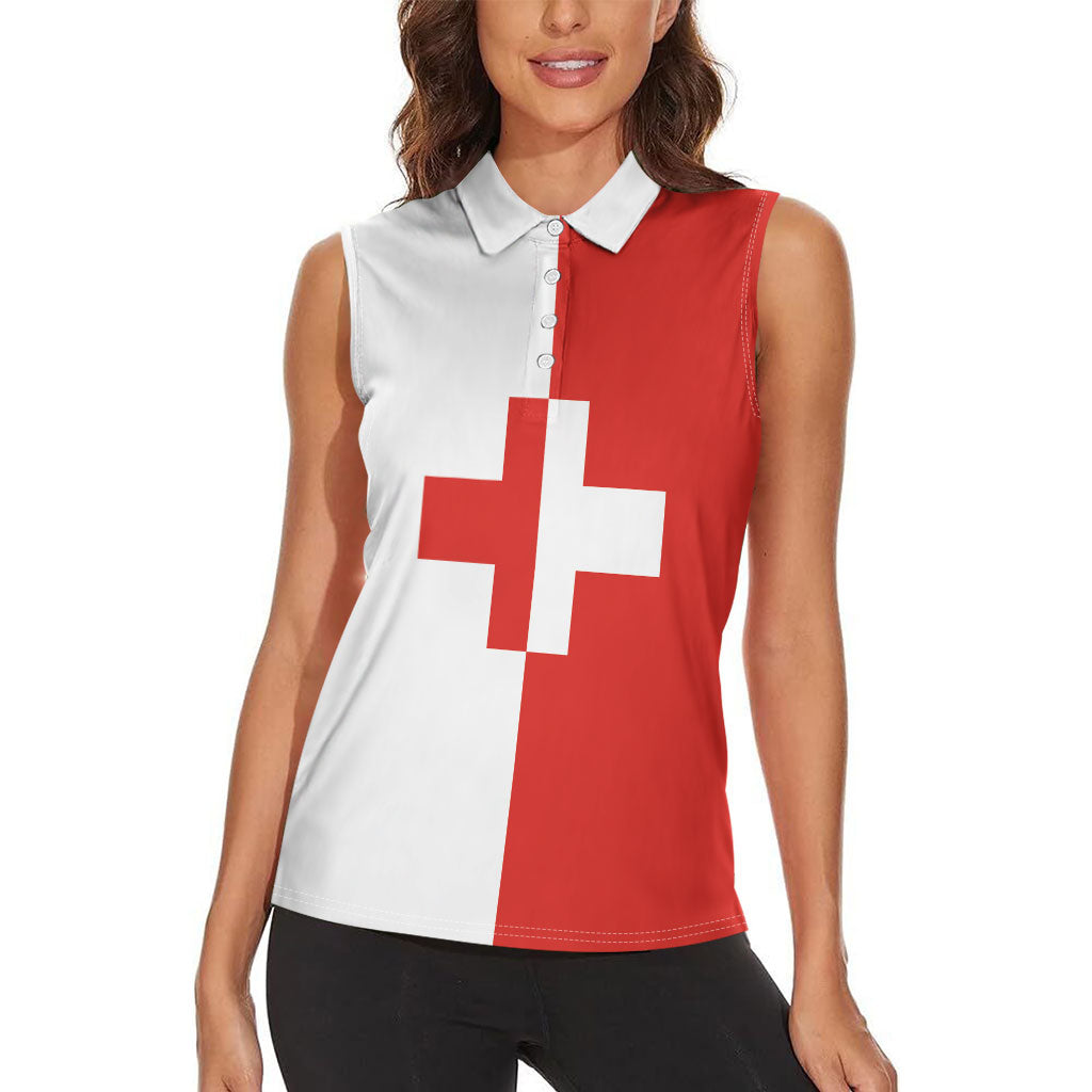Malta Naxxar Women Sleeveless Polo Shirt Prior Credidi