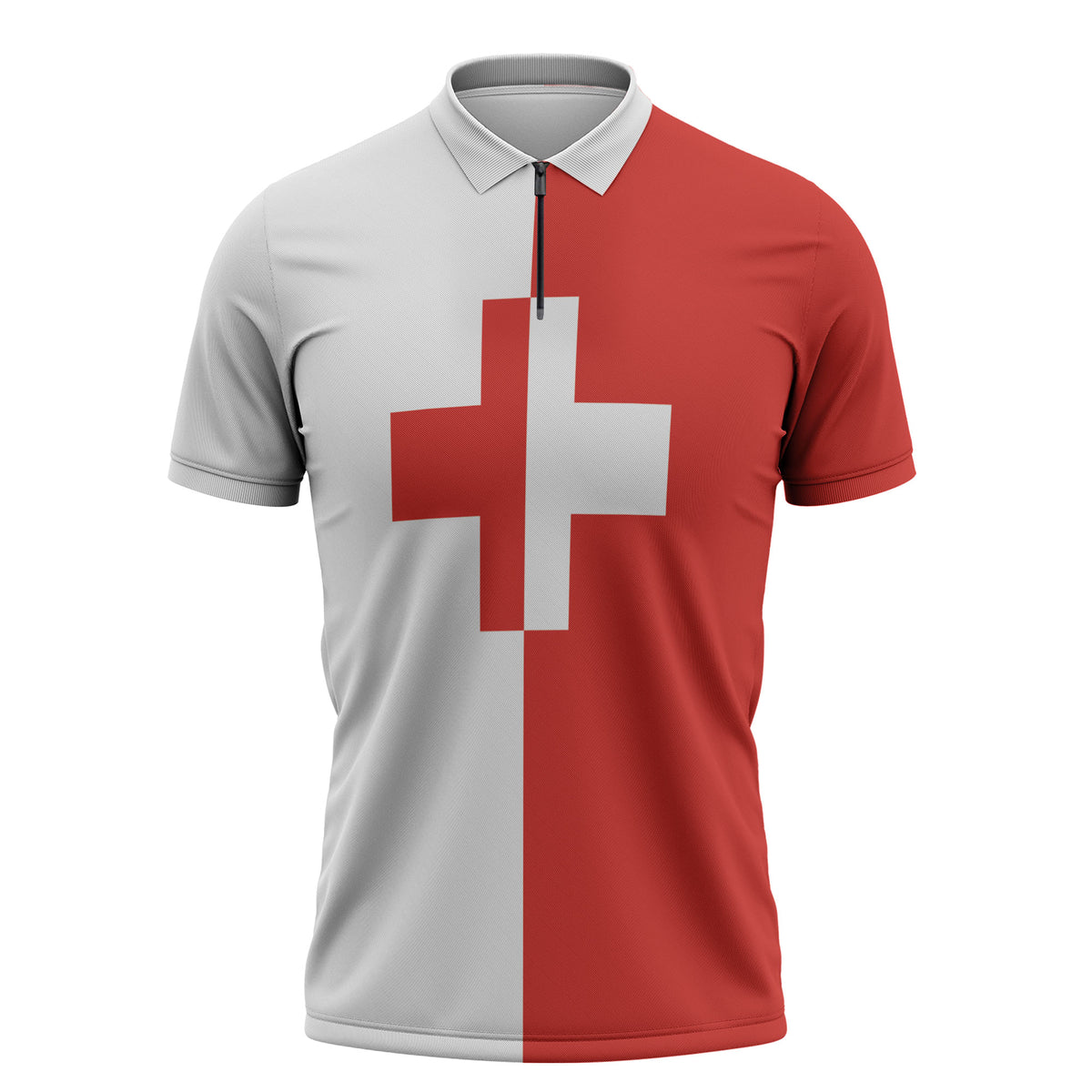 Malta Naxxar Zipper Polo Shirt Prior Credidi