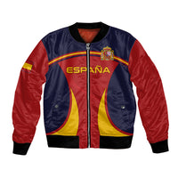 Spain Football Bomber Jacket La Roja 2024 Sporty Style - Wonder Print Shop