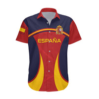 Spain Football Hawaiian Shirt La Roja 2024 Sporty Style - Wonder Print Shop