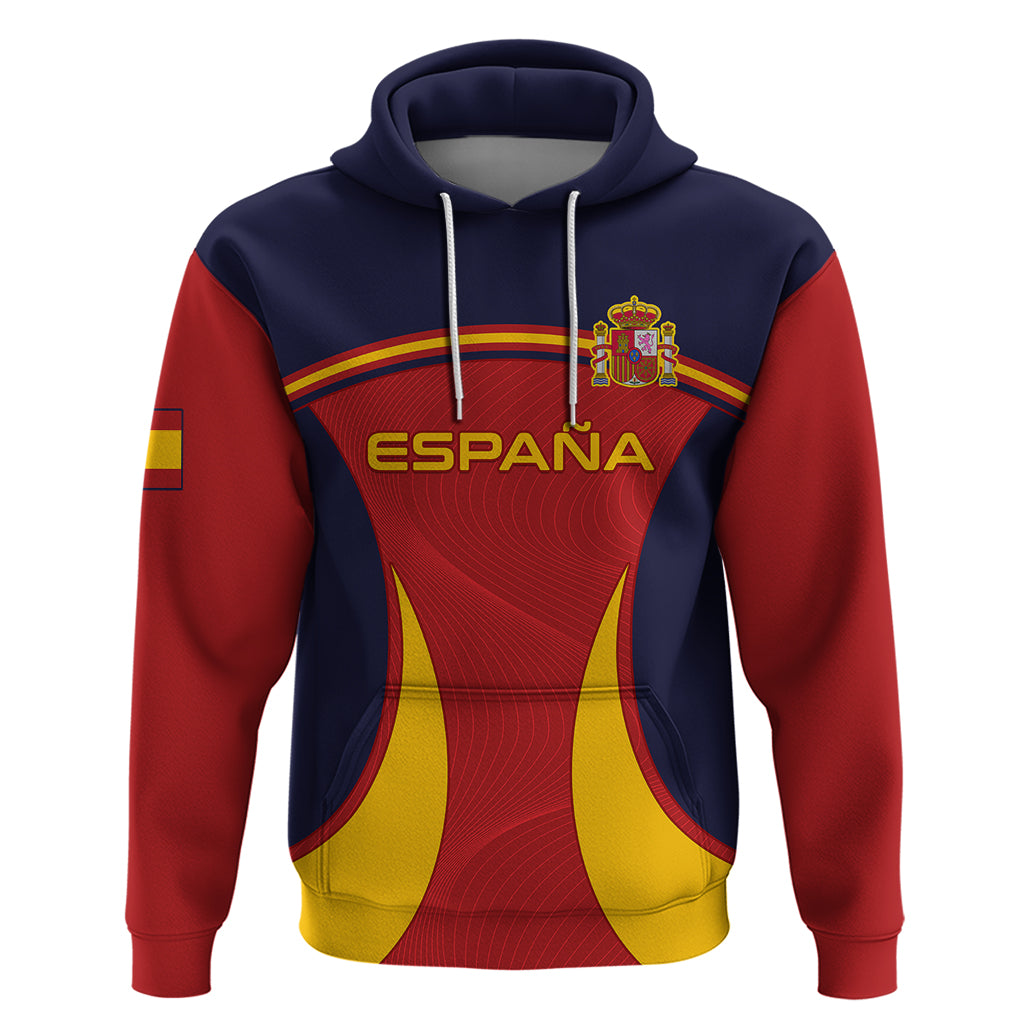 Spain Football Hoodie La Roja 2024 Sporty Style - Wonder Print Shop