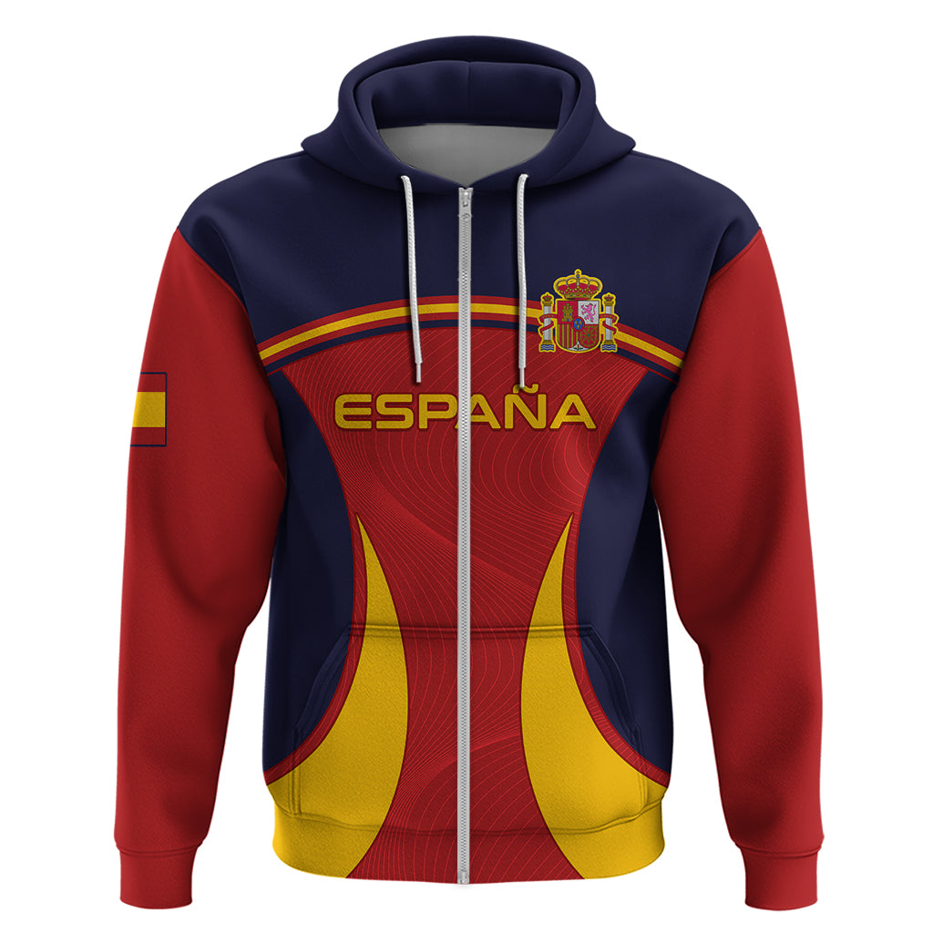 Spain Football Hoodie La Roja 2024 Sporty Style - Wonder Print Shop
