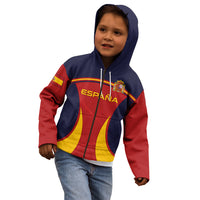Spain Football Kid Hoodie La Roja 2024 Sporty Style - Wonder Print Shop
