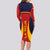 Spain Football Long Sleeve Bodycon Dress La Roja 2024 Sporty Style - Wonder Print Shop