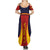 Spain Football Summer Maxi Dress La Roja 2024 Sporty Style - Wonder Print Shop
