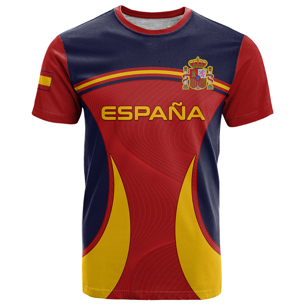 Spain Football T Shirt La Roja 2024 Sporty Style - Wonder Print Shop