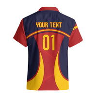 Custom Spain Football Hawaiian Shirt La Roja 2024 Sporty Style - Wonder Print Shop