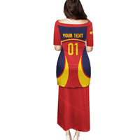 Custom Spain Football Puletasi La Roja 2024 Sporty Style - Wonder Print Shop