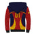 Custom Spain Football Sherpa Hoodie La Roja 2024 Sporty Style - Wonder Print Shop