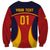 Custom Spain Football Sweatshirt La Roja 2024 Sporty Style - Wonder Print Shop