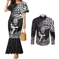 new-zealand-silver-fern-rugby-couples-matching-mermaid-dress-and-long-sleeve-button-shirts-maori-tiki-player-with-ta-moko-tribal