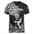 New Zealand Silver Fern Rugby Women V Neck T Shirt Maori Tiki Player With Ta Moko Tribal - Wonder Print Shop
